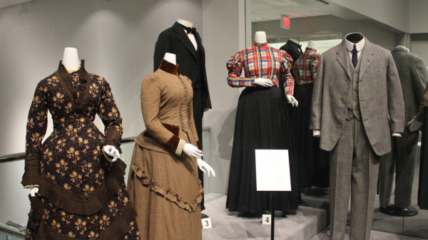 a group of mannequins dressed in vintage clothing