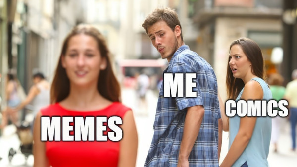 Distracted boyfriend meme