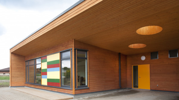 modern elementary school building