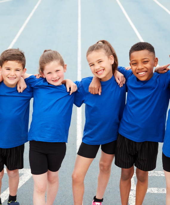 portrait-of-children-in-athletics-team-on-track