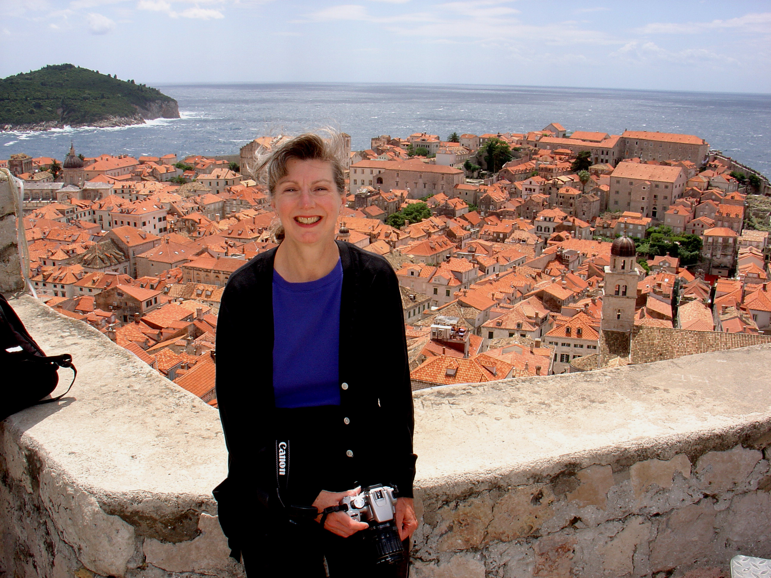 Jeanne Hogarth in Dubrovnik, Croatia