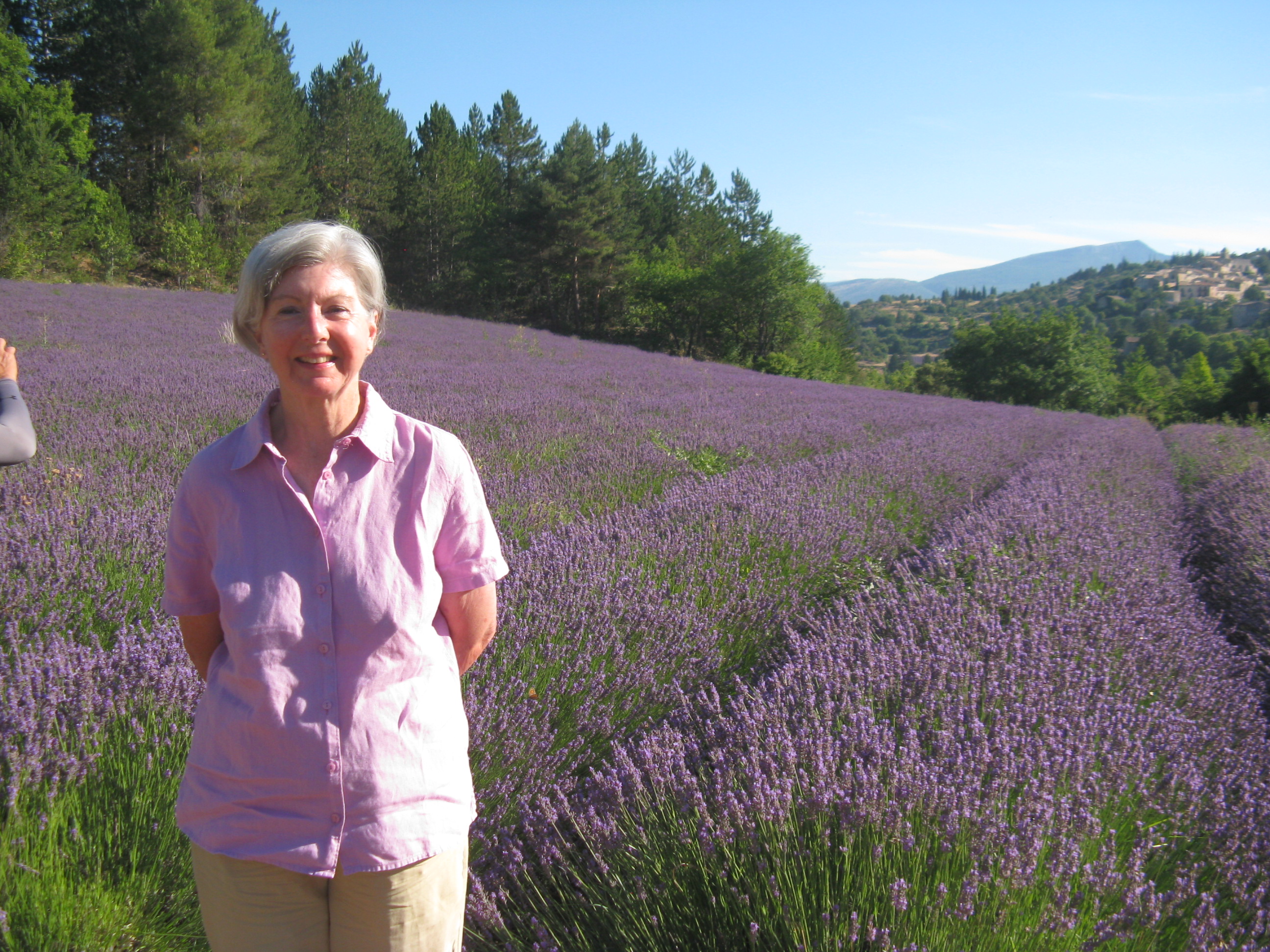 Jeanne Hogarth in lavendar fields
