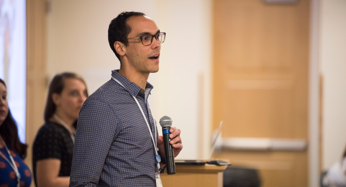 EHE grad student Tim Nunn presents at Ohio State's Innovate conference