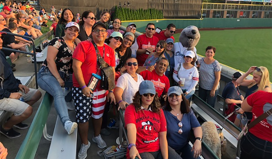 Mexican English teachers from the College of Education and Human Ecology's Summer Institute attend a Clippers game to help become immersed in the culture and better learn the language.