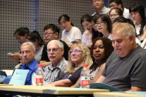EHE professors listen in on lecture at Central China Normal University