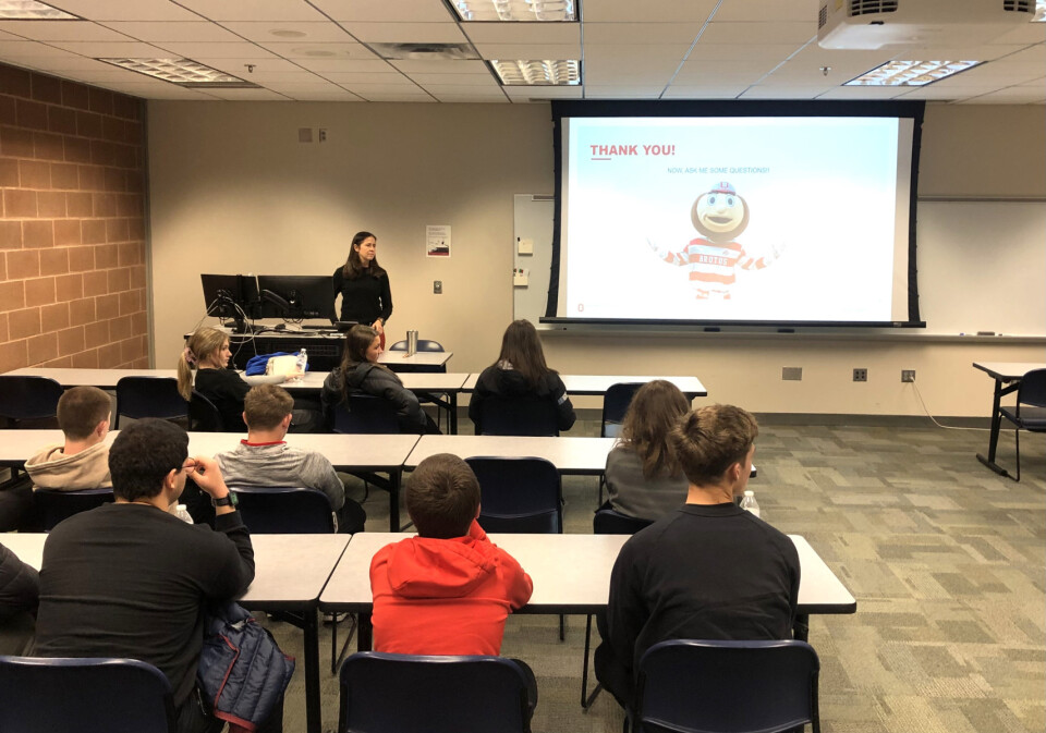 High school students learn about exercise science major