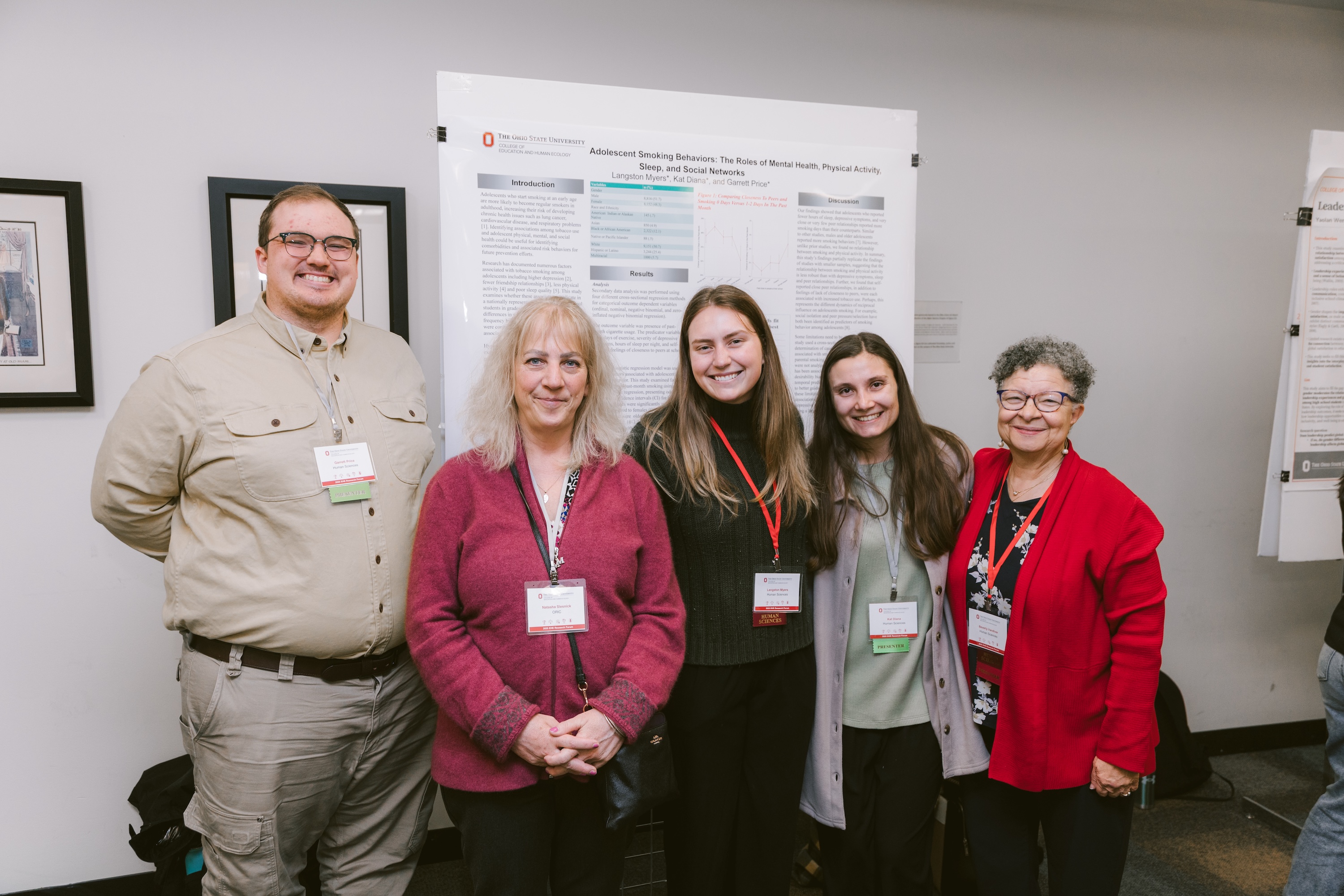 Garrett Price, Natasha Slesnick, Langston Myers, Kat Diana and Beverly Vandiver