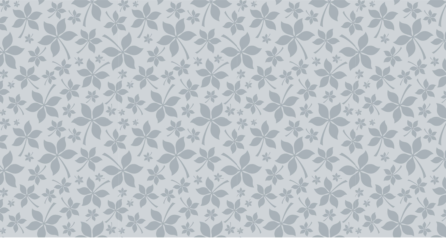 Ohio State buckeye leaf pattern on gray