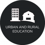urban and rural education icon