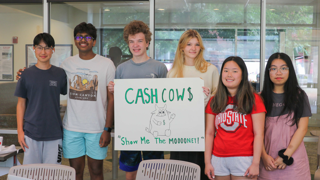 Ohio State students at cffs ummer camp