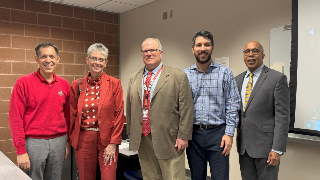 Dr. Ansari with EHE leadership