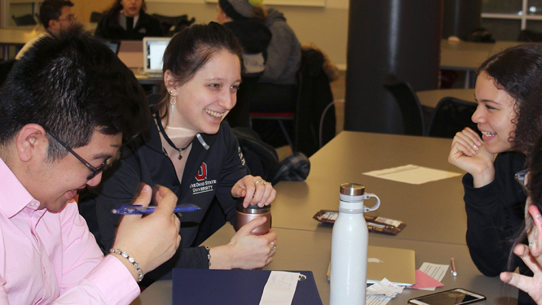 Irina Kuznetcova with students