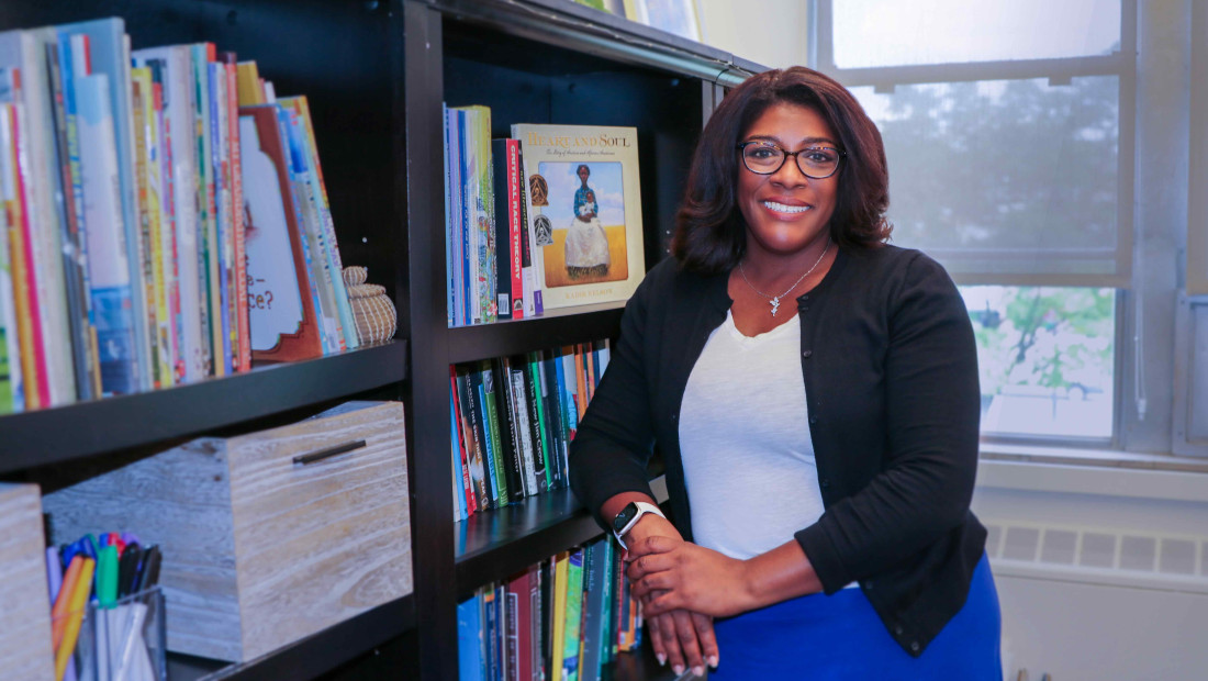 Detra Price in her Ohio State office