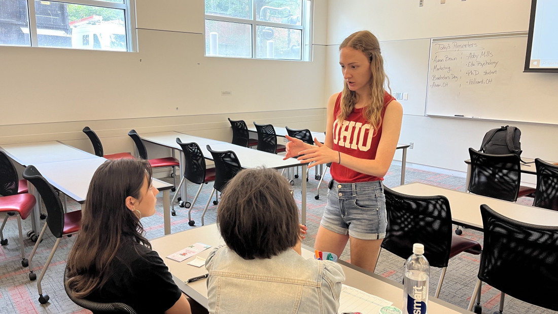 Ohio State run workshop helping students make a study plan