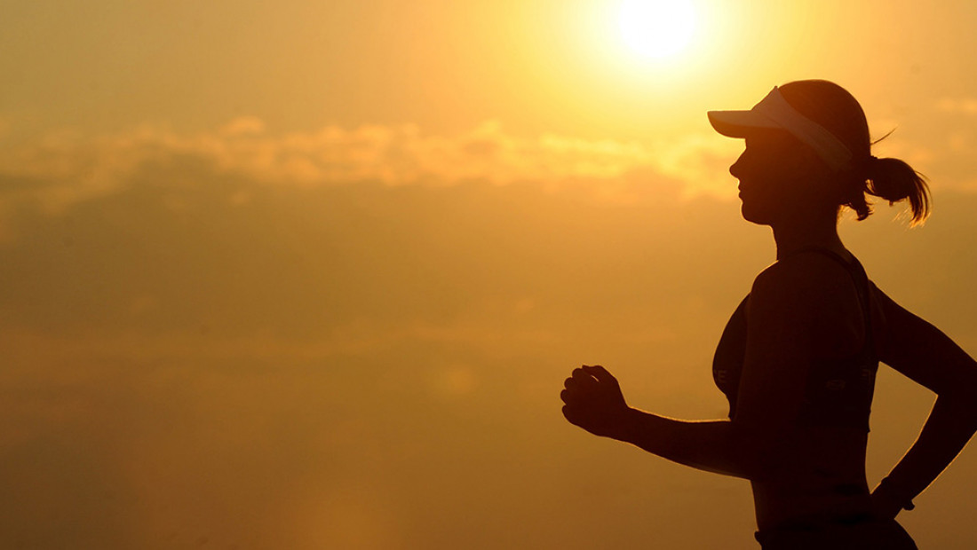 runner in the sun