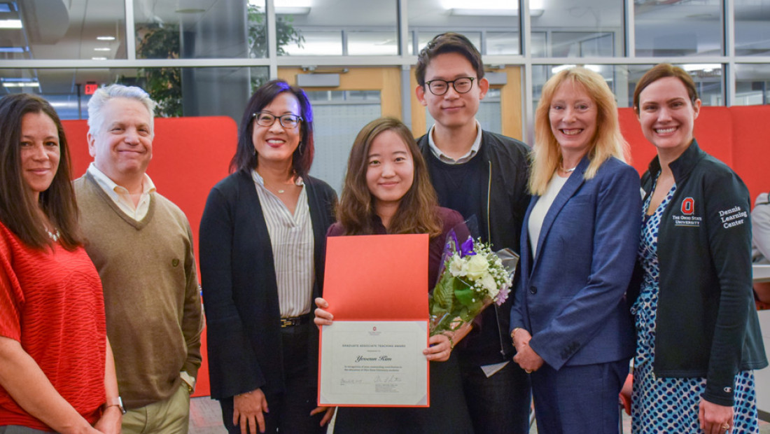 Yuna Kim teaching award reception