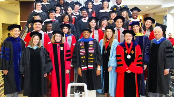 Ohio State graduation group photo