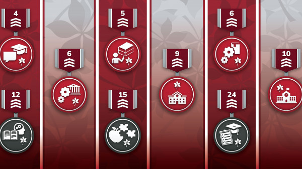 Ranking badges icons