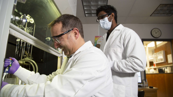 Rich Bruno in lab