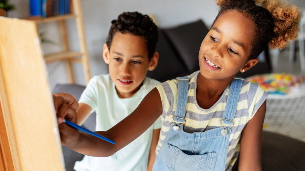 concept of early childhood education painting