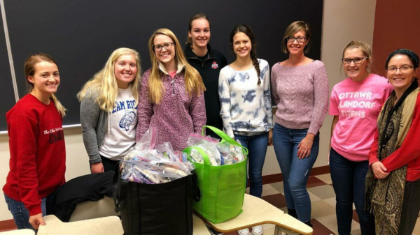 dietetic interns in classroom