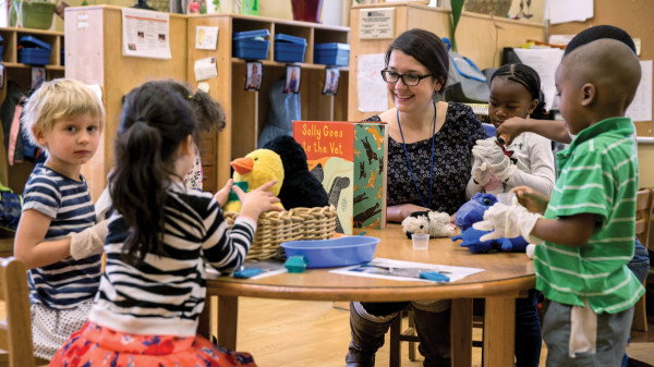 Early Childhood Educator in Classroom