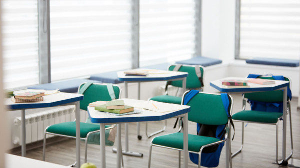 empty classroom