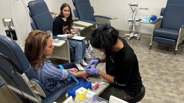 SHE IS Laboratory work being done during a keto diet study