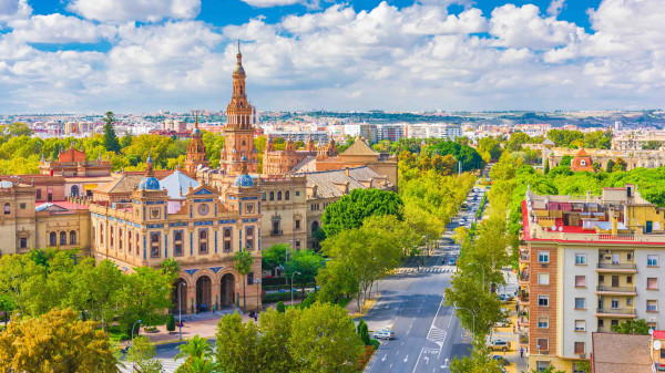 Seville Spain city scape