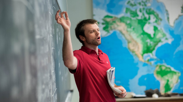 teacher in classroom