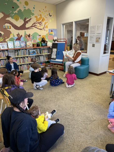 Story time at the SFC library