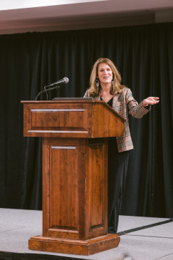 Penny Pasque speaking