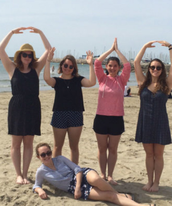 Four Buckeye interns 