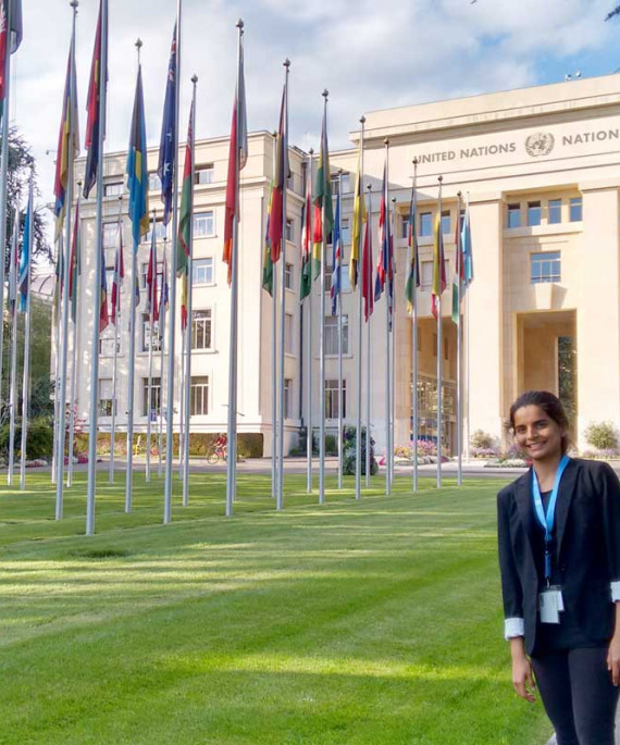 Hanna at UN