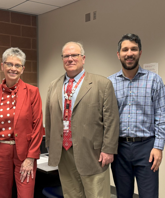 Dr. Ansari with EHE leadership