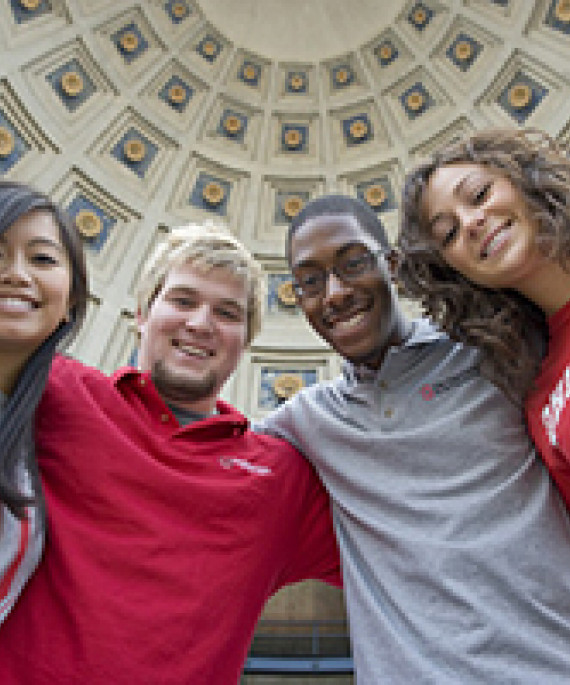 students in OSU gear