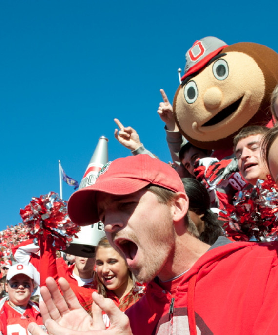 OSU fans at game