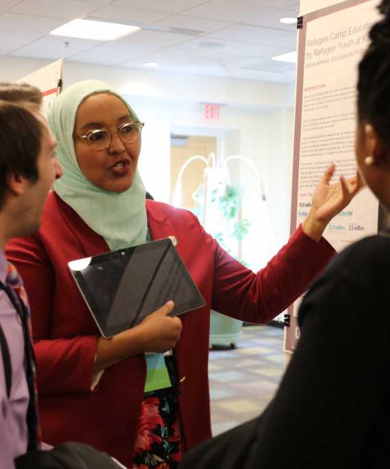 Students at Research Forum