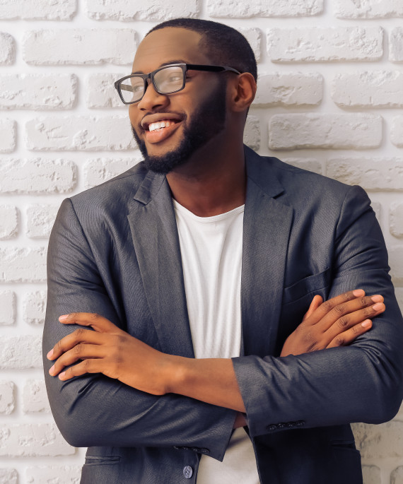 afro american businessman