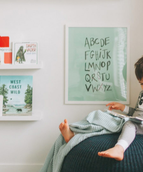 boy reading book