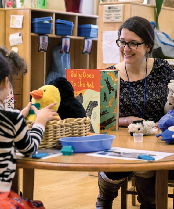 Early Childhood Educator in Classroom