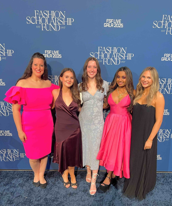 Fashion and Retail Studies students at Gala