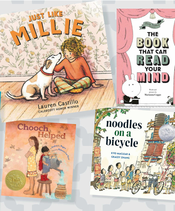 Collage of children's picture book covers
