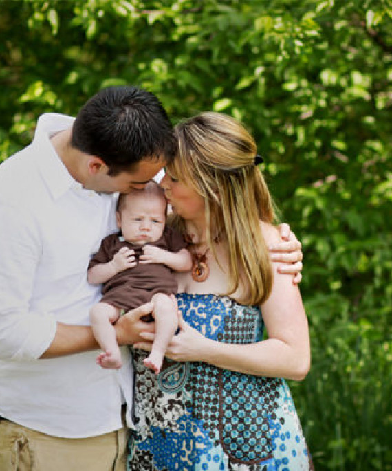 parents with newborn