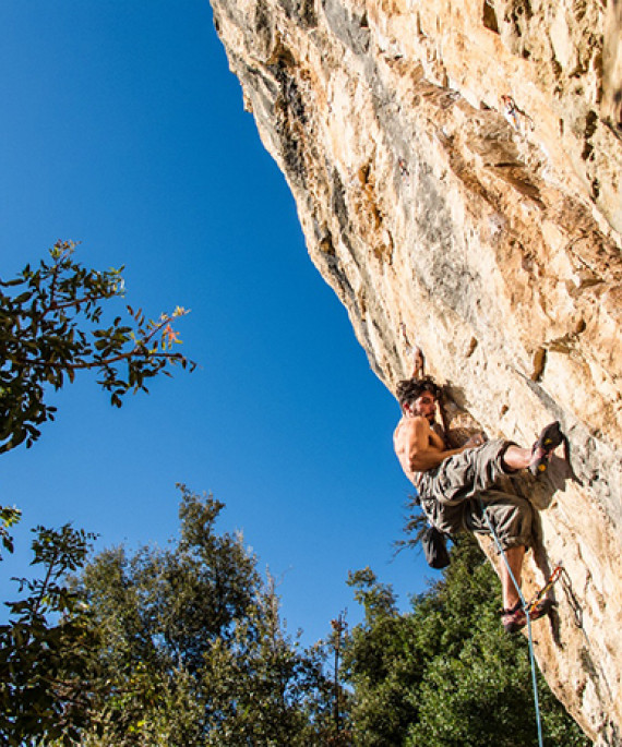 rock climbing