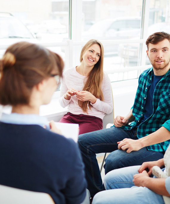 Talking in group
