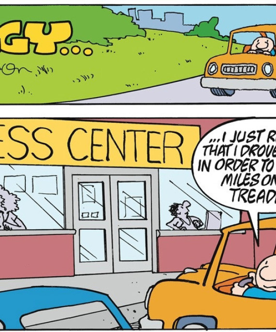 Single panel comic strip, Ziggy