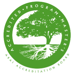 ABAI Masters Degree accreditation logo