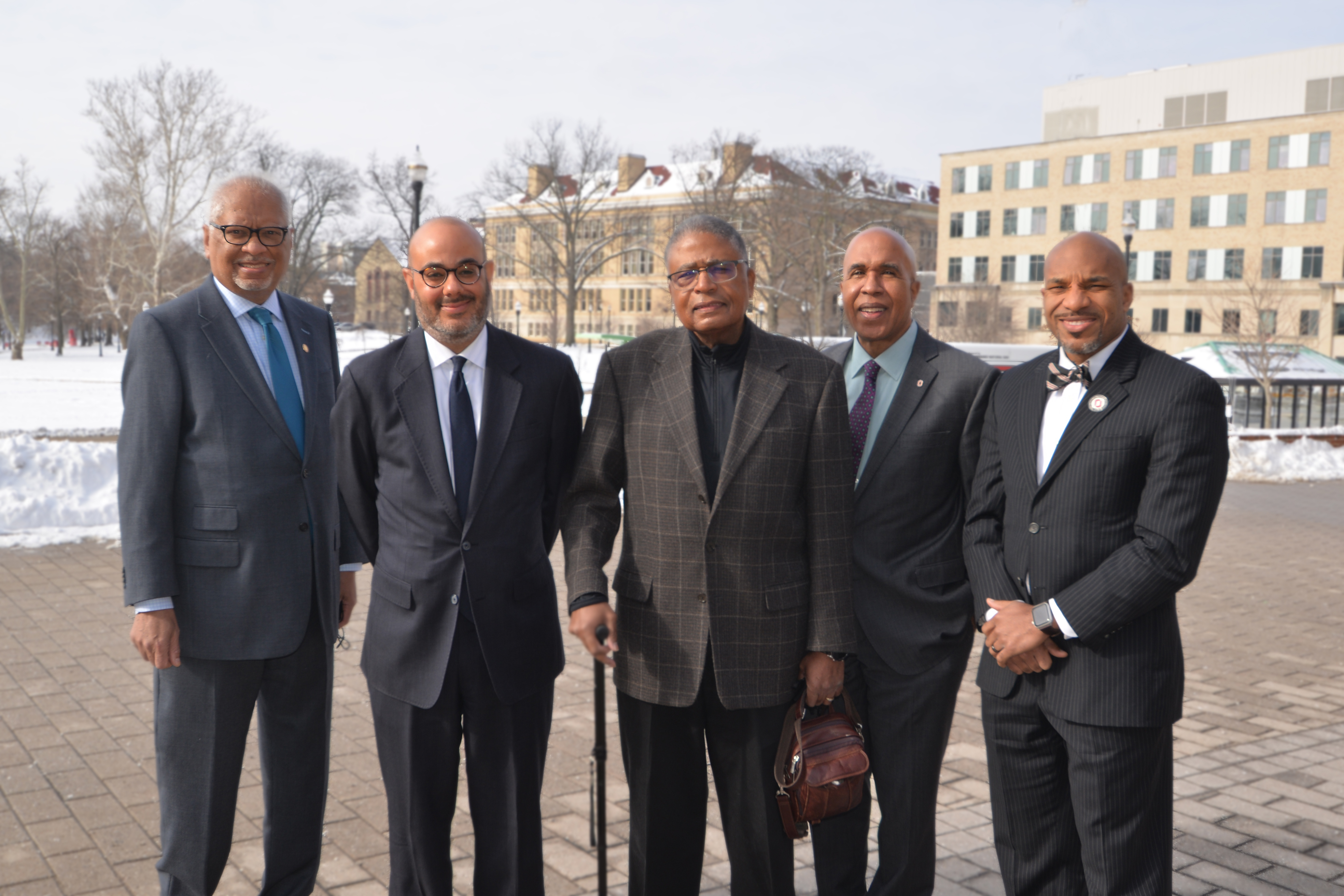 Leaders at a Martin Luther King event