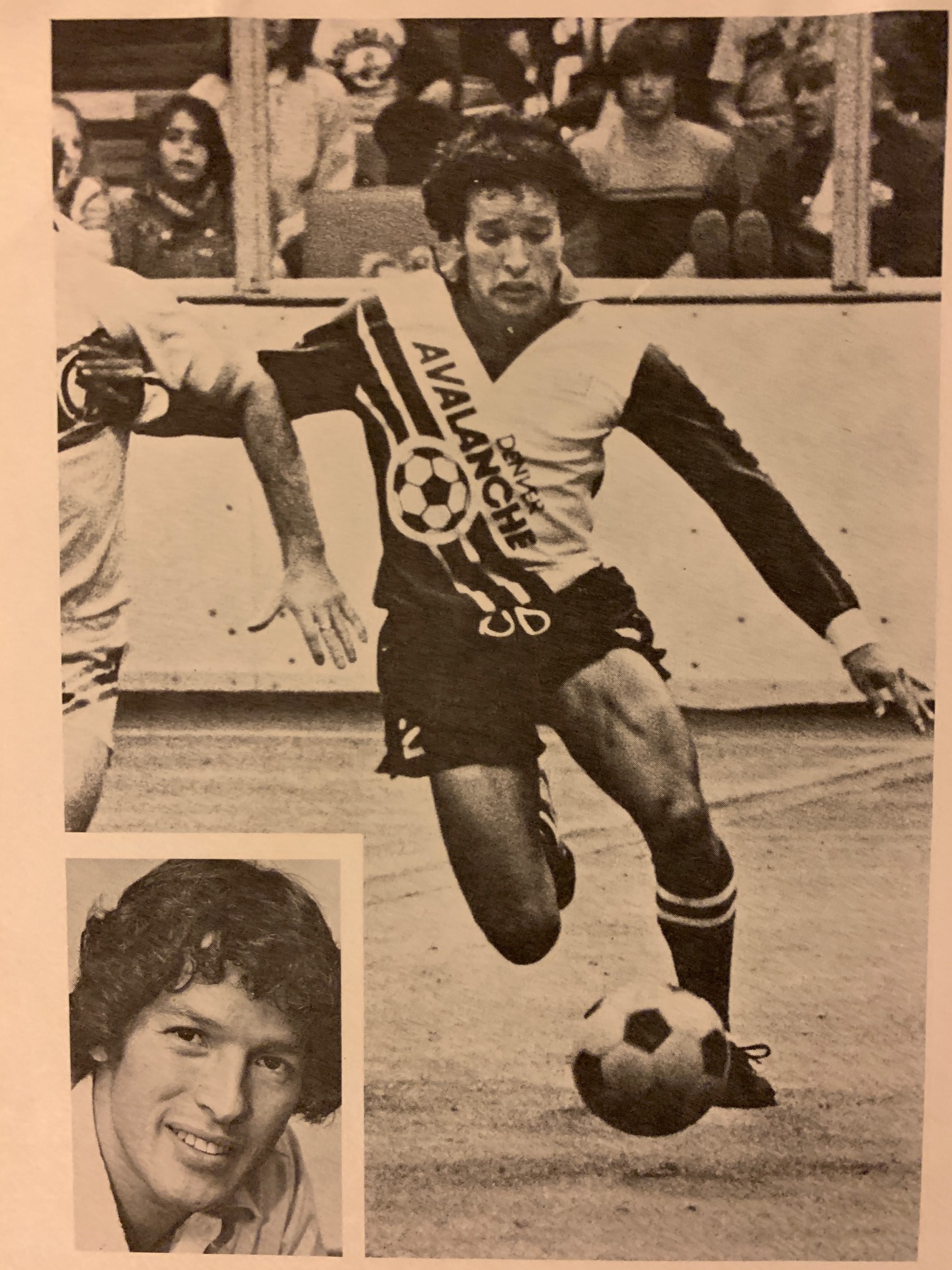 Frank Vizcarra playing soccer